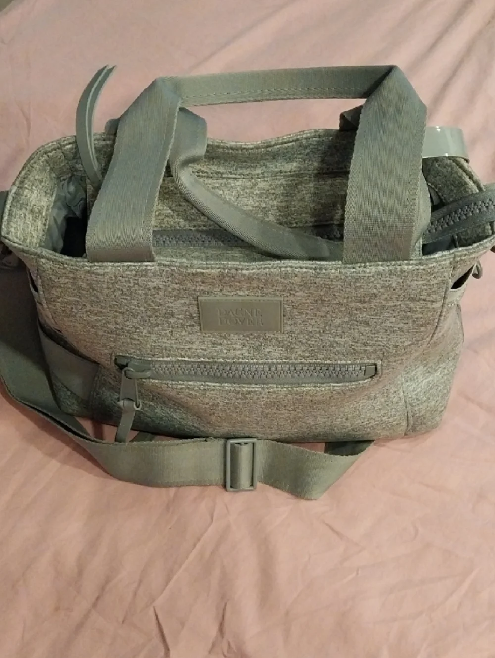 Dagne Dover Small Wade Diaper Bag In Gray